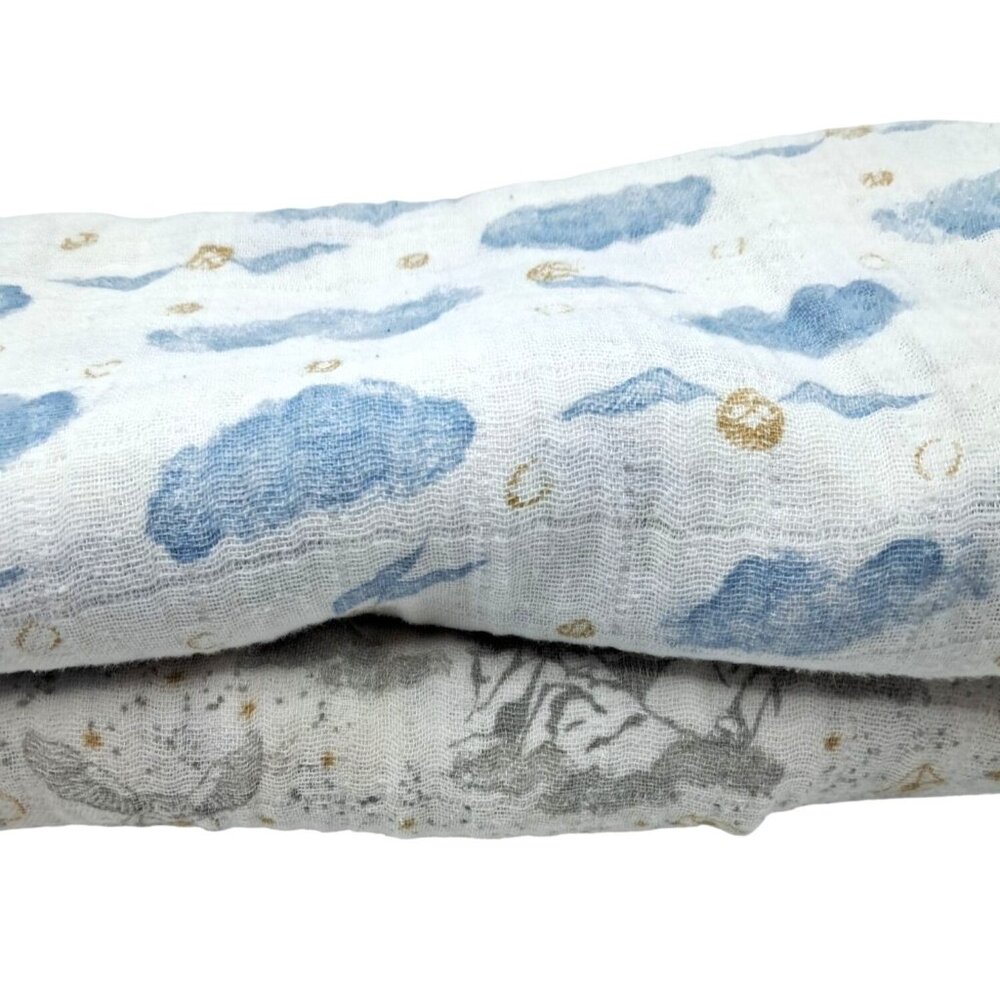 Harry Potter Aden Anais‎ Muslin Swaddle Blankets READ Castle Cloud Print